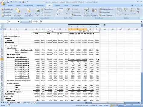 Personal Financial Forecasting Spreadsheet — db-excel.com